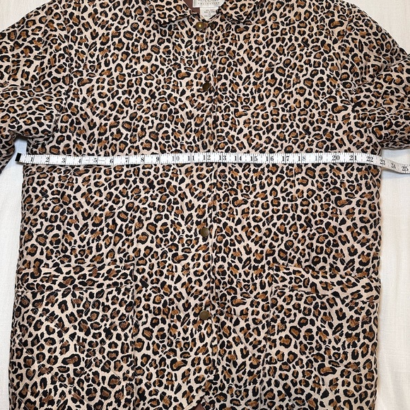 Vintage Silk Club Leopard Print Quilted Jacket - Picture 7 of 8